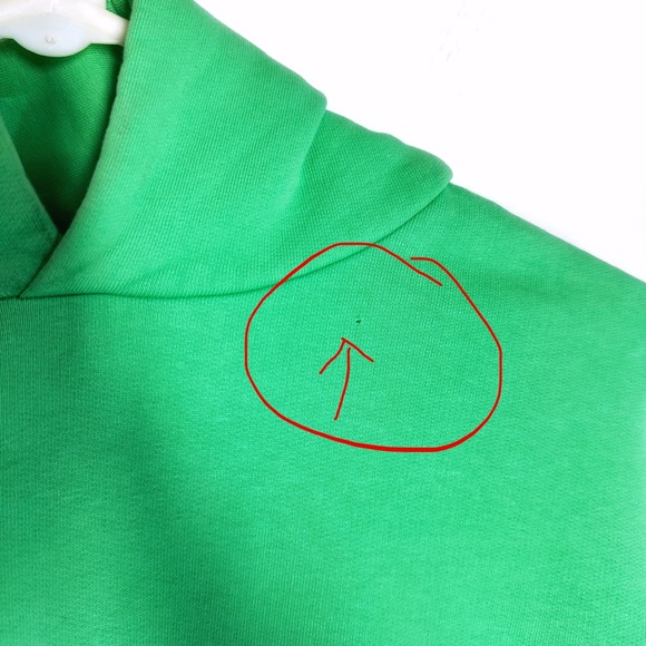 PANGAIA Green Organic/Recycled Cotton Hoodie XS Sustainable Pullover Sweatshirt - Picture 12 of 12